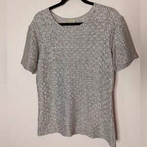 Jaipur Silver Short Sleeve Women's Top